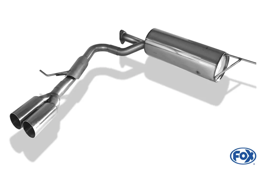 Mitsubishi L200 Typ KAOT Clubcap 2-trg.  Endschalldämpfer Sidepipe - 2x76 Typ 10