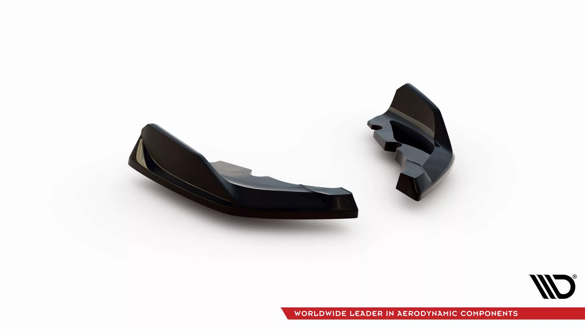 Heck Ansatz Flaps Diffusor Für V.9 BMW 1er M-Paket / M135i F40 Schwarz Hochglanz