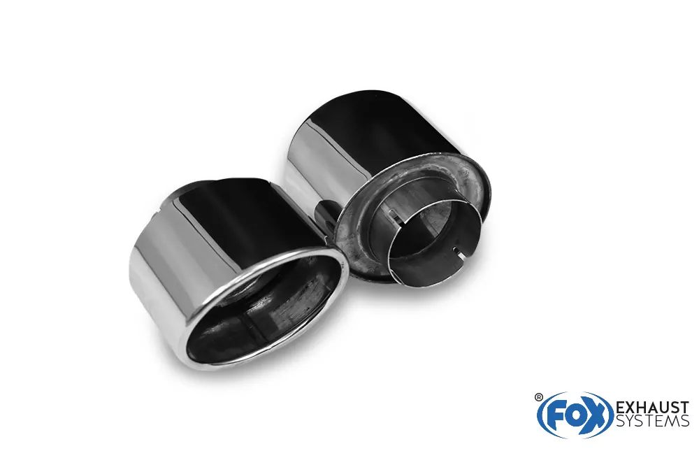 Hyundai i30N Performance + Fastback  Endrohre passend auf den originalen Endschalldämpfer - 129x106 Typ 32 rechts/links