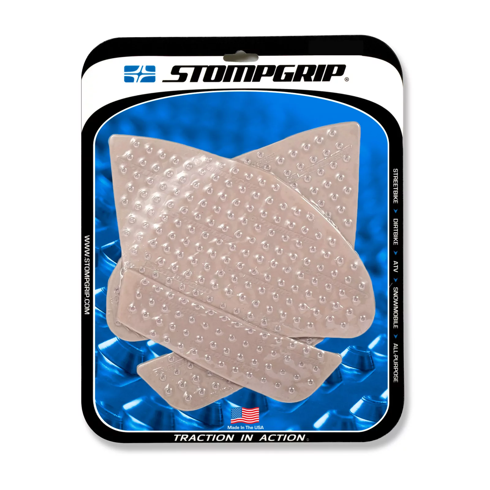 Stompgrip Traction Pad Volcano für Suzuki GSX-R 1000 17-22 Klar