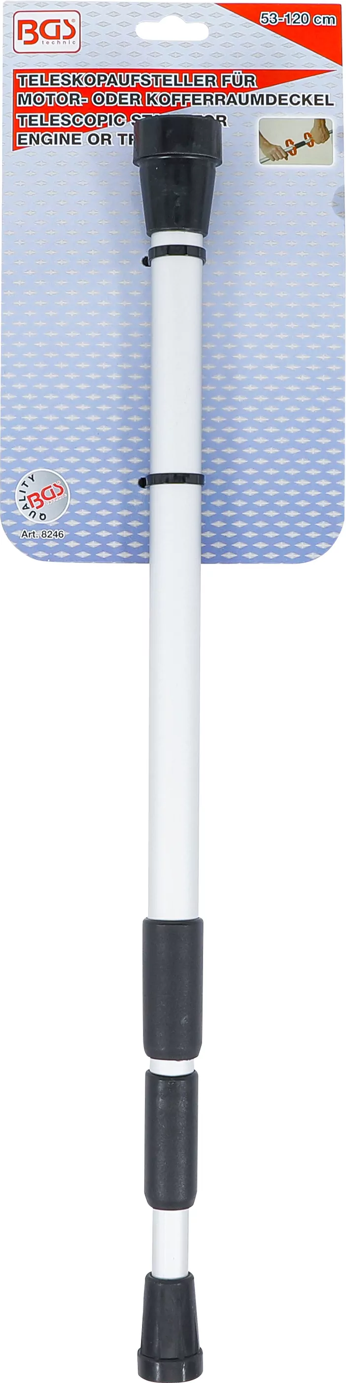 Teleskopaufsteller für Motor-/Kofferraumdeckel