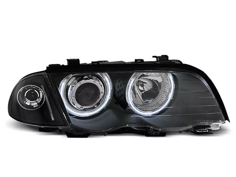 HEADLIGHTS ANGEL EYES CCFL BLACK fits BMW E46 05.98-08.01 S/T