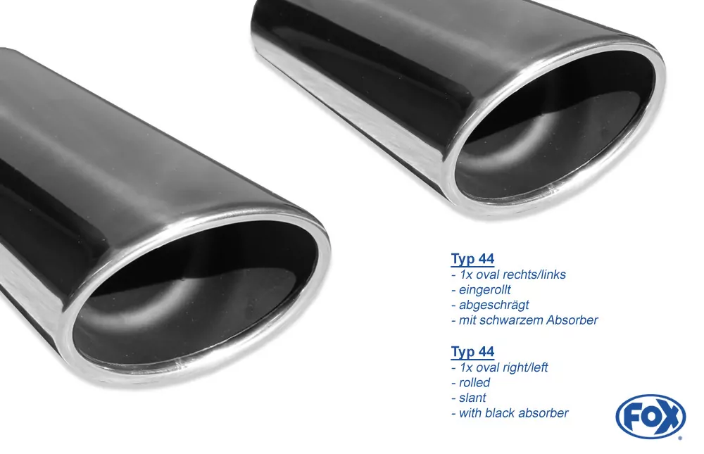 Opel Insignia A - 4x4 Sports Tourer  Endschalldämpfer rechts/links - 140x90 Typ 44 rechts/links