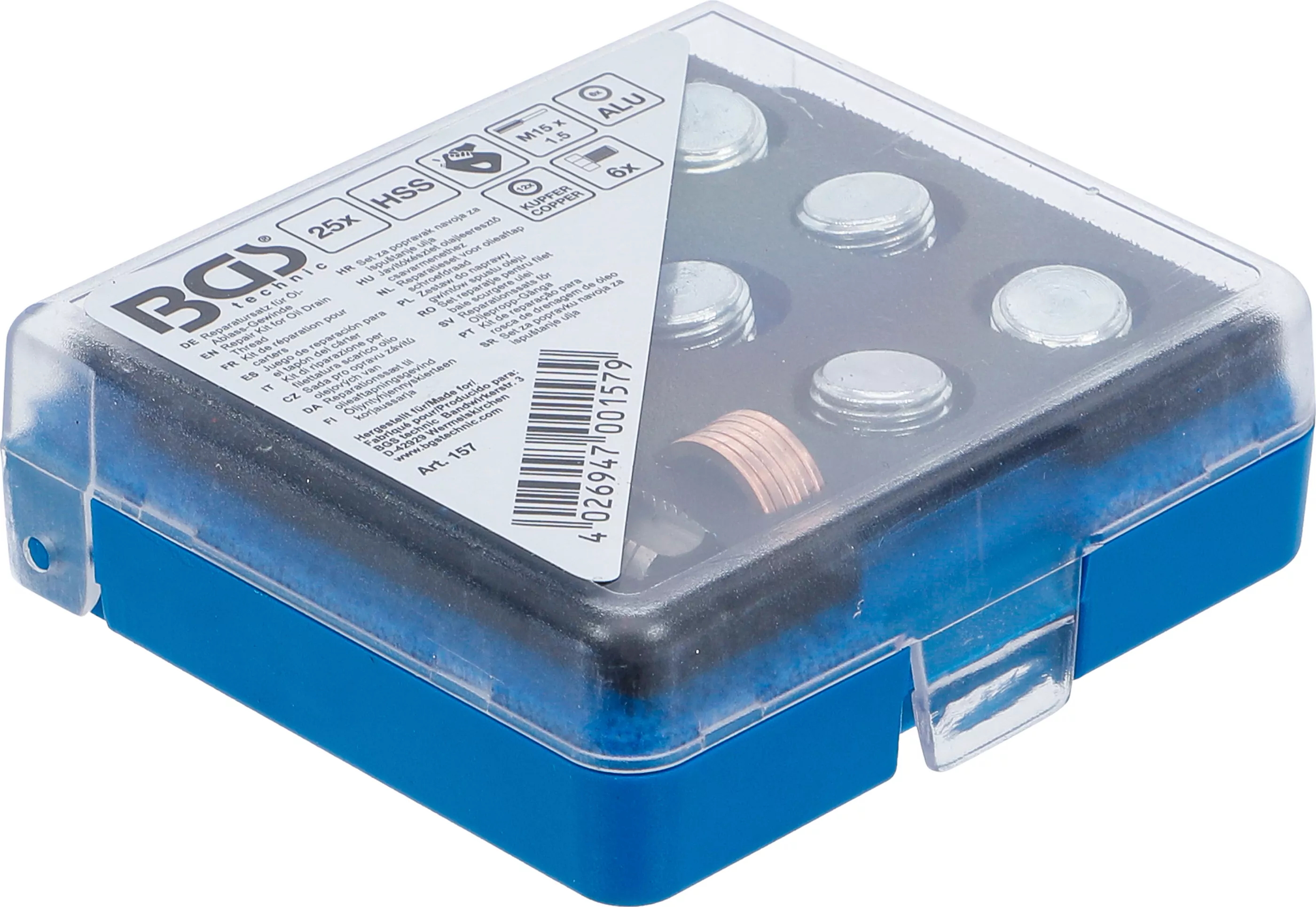 Reparatursatz für Öl-Ablass-Gewinde | M15 x 1,5 mm