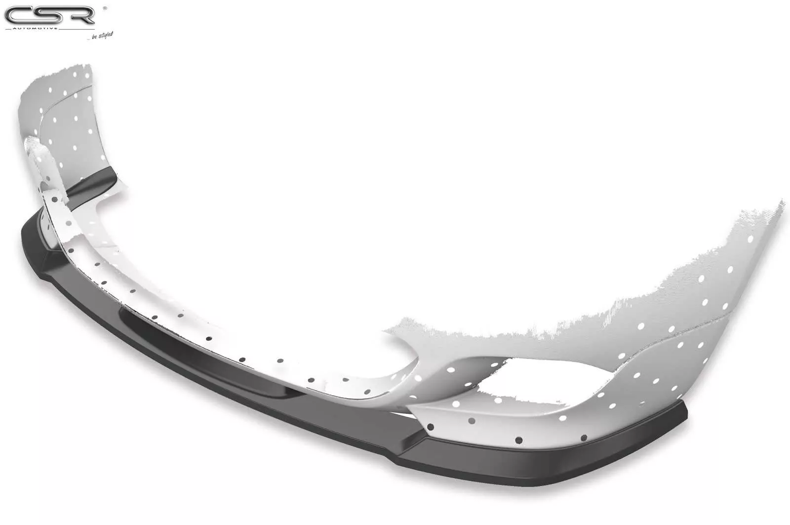 Cup-Spoilerlippe mit ABE für BMW 5er E60/E61 M-Paket CSR-CSL455-M Carbon Look (matt)