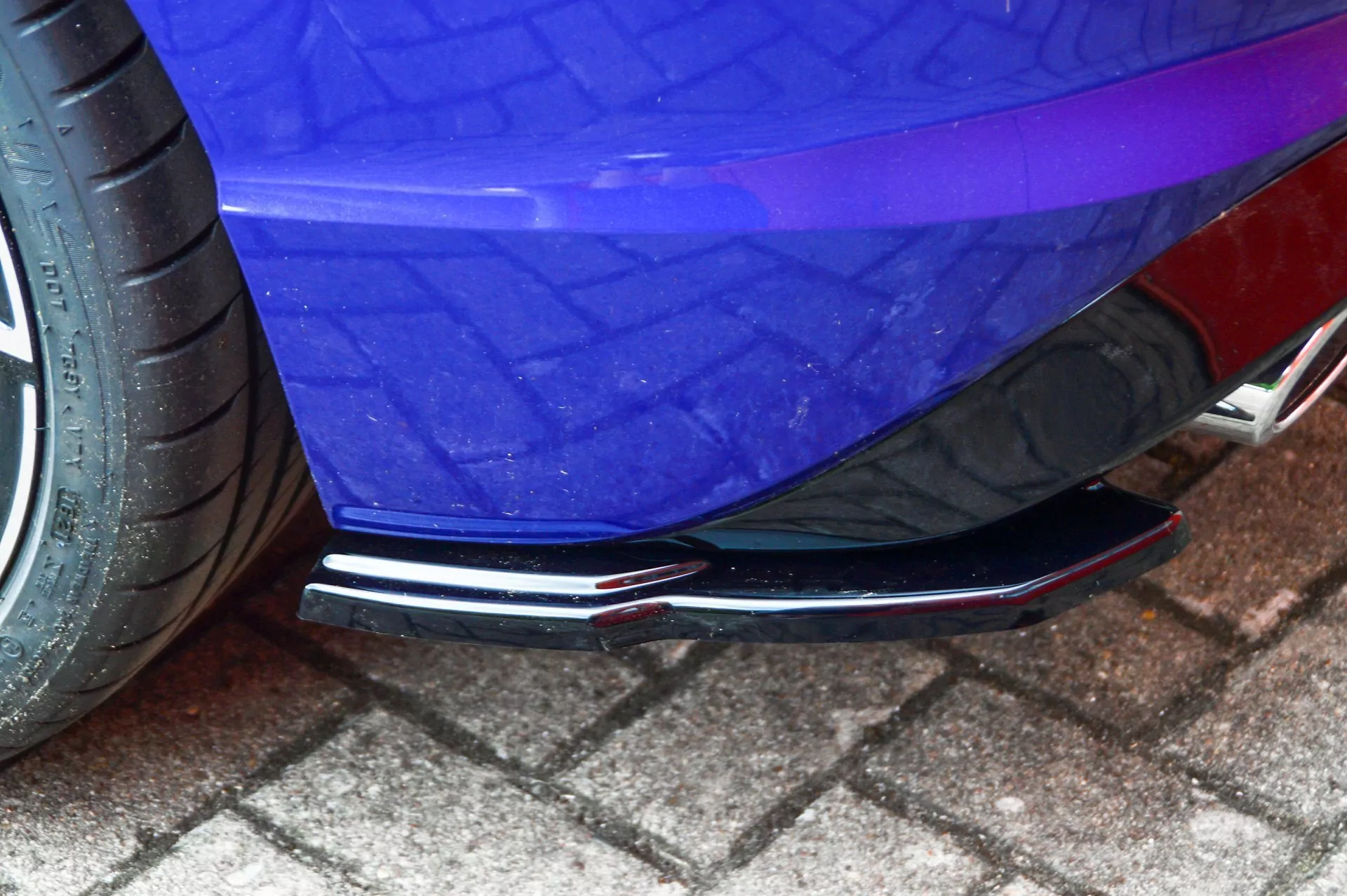 Heckansatz Seitenteile für VW Golf 8 R