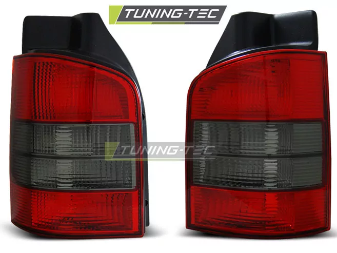 Tail Lights Red Smoke Fits Vw T5 04.03-09