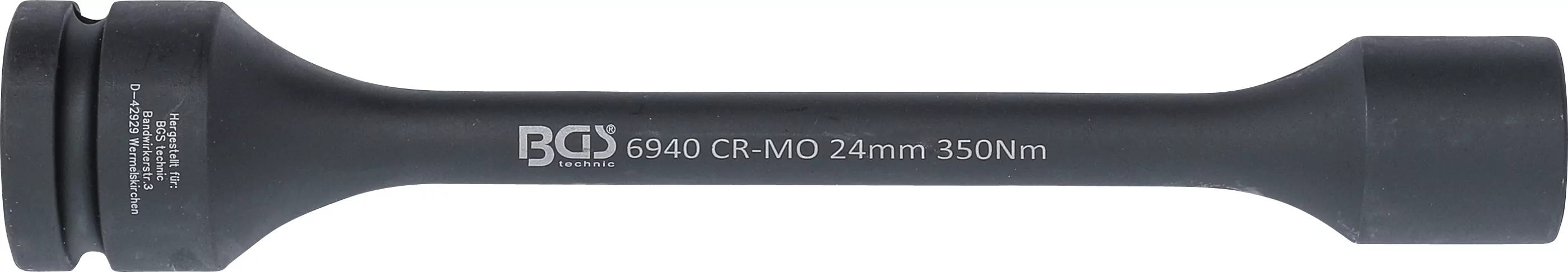 Torsions-Kraft-Steckschlüssel-Einsatz Sechskant | Antrieb Innenvierkant 25 mm (1") | SW 24 mm | 350 Nm