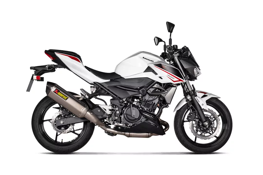 Akrapovic Slip-On Line (Titanium) Auspuff für Kawasaki Ninja 400 2018- Z400 2019-