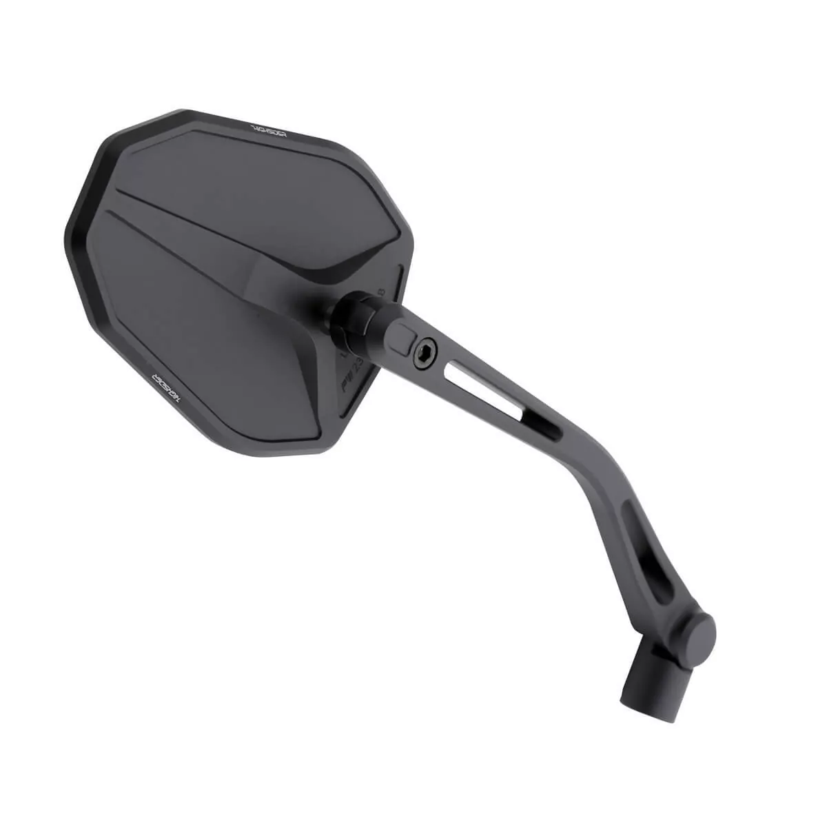 HIGHSIDER pro Victory-Slim, Handlebar Mirrors, Matt-Black (1Pair)