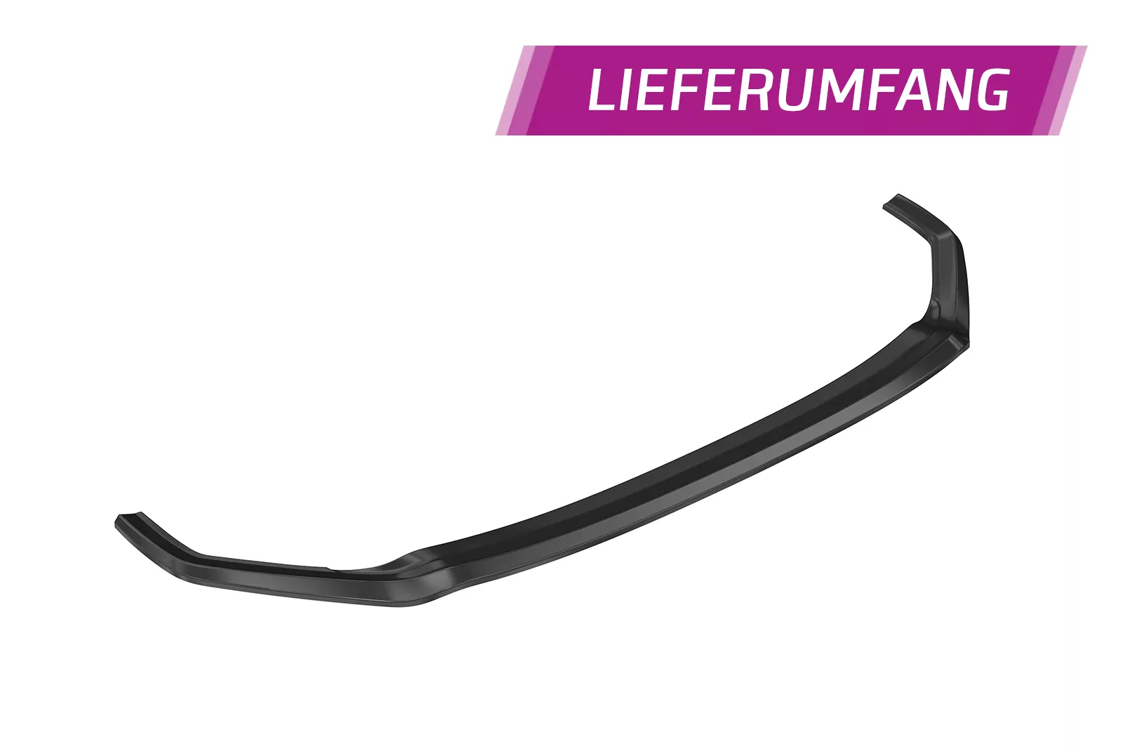 Cup-Spoilerlippe mit ABE für Skoda Octavia 4 RS / RS Plus CSL624 Schwarz Strukturiert