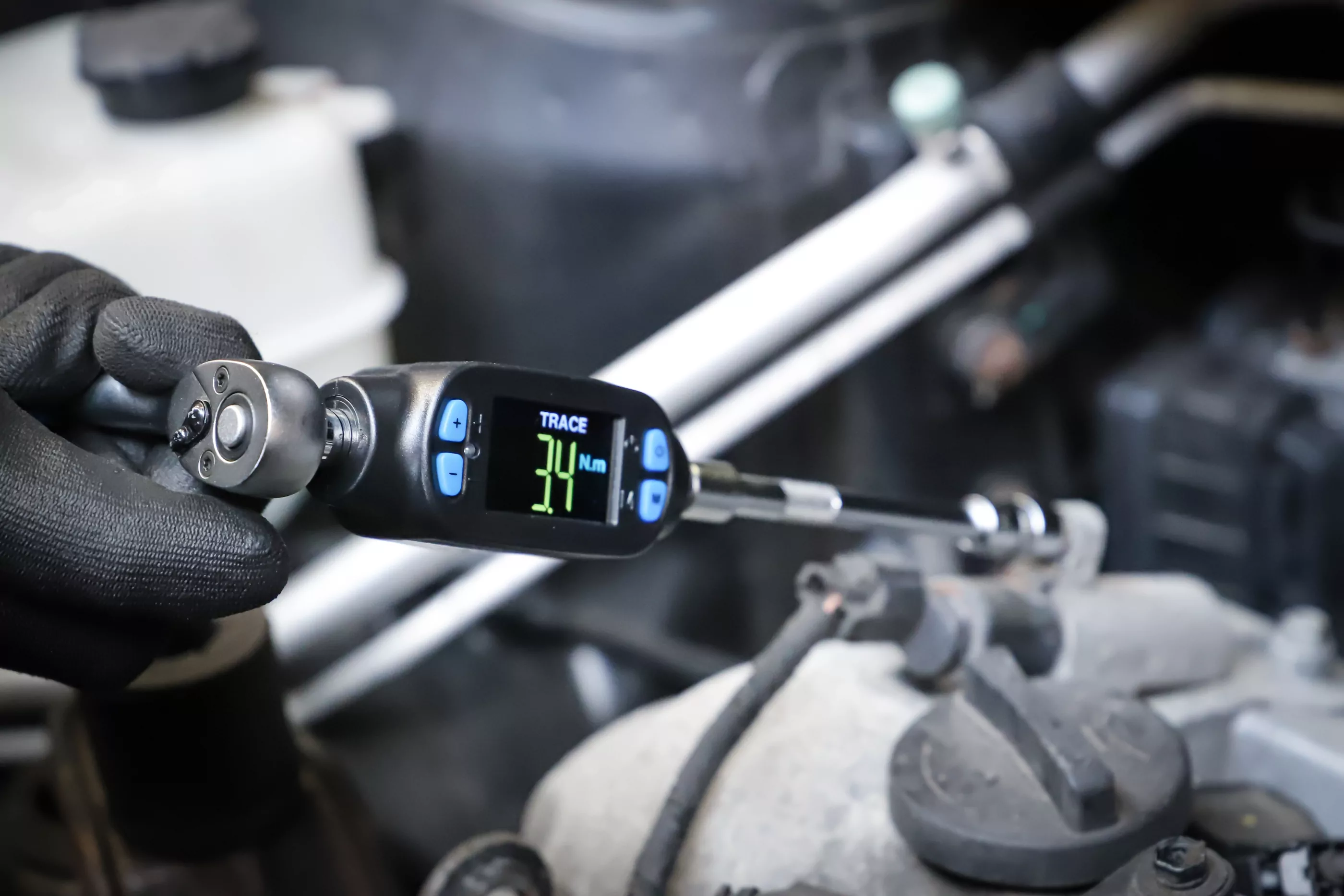 Digitaler Drehmoment-Adapter | 6,3 mm (1/4") | 6 - 30 Nm