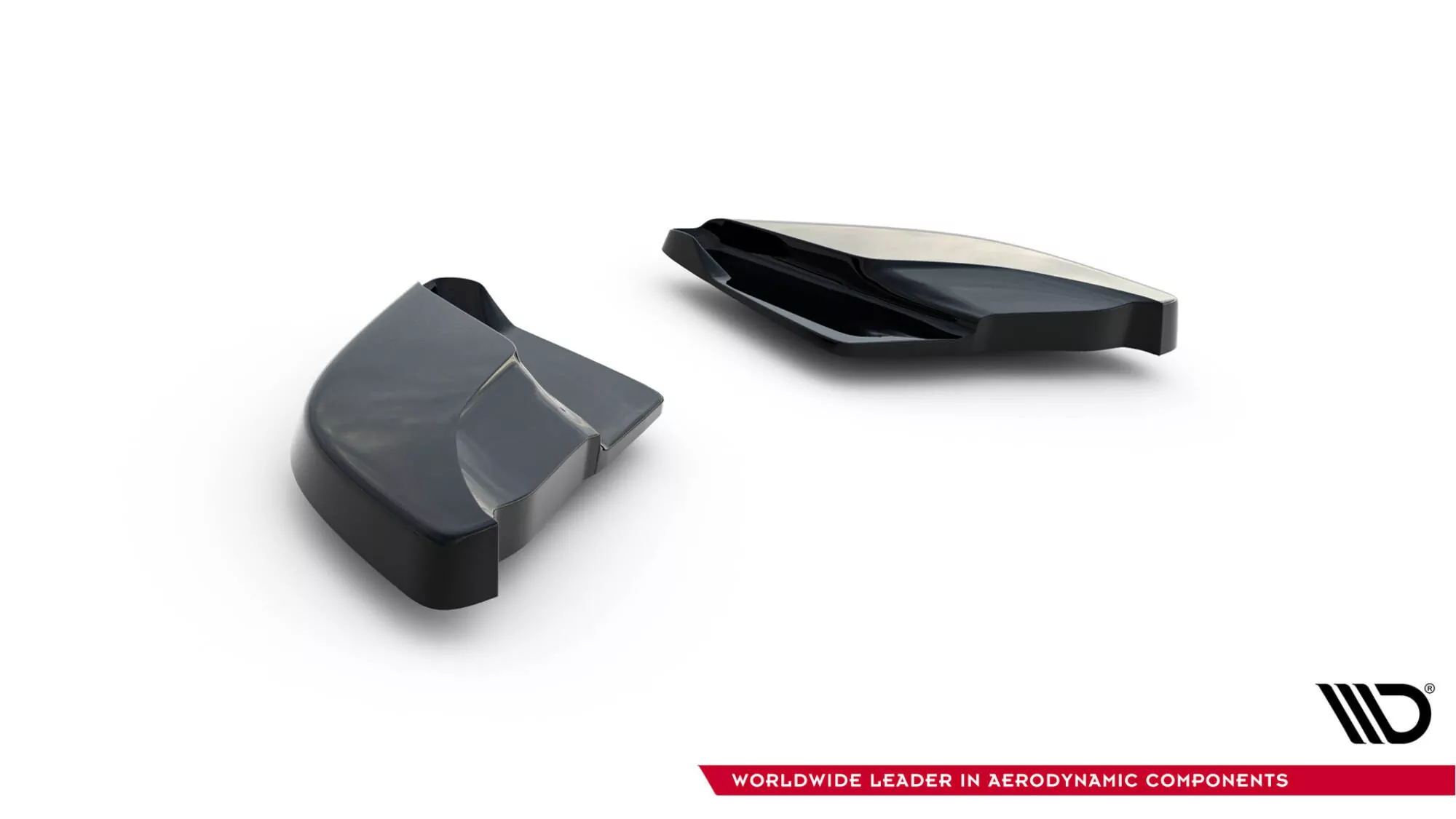 Heck Ansatz Flaps Diffusor V.2 Für Volkswagen Scirocco Mk3  Schwarz Hochglanz
