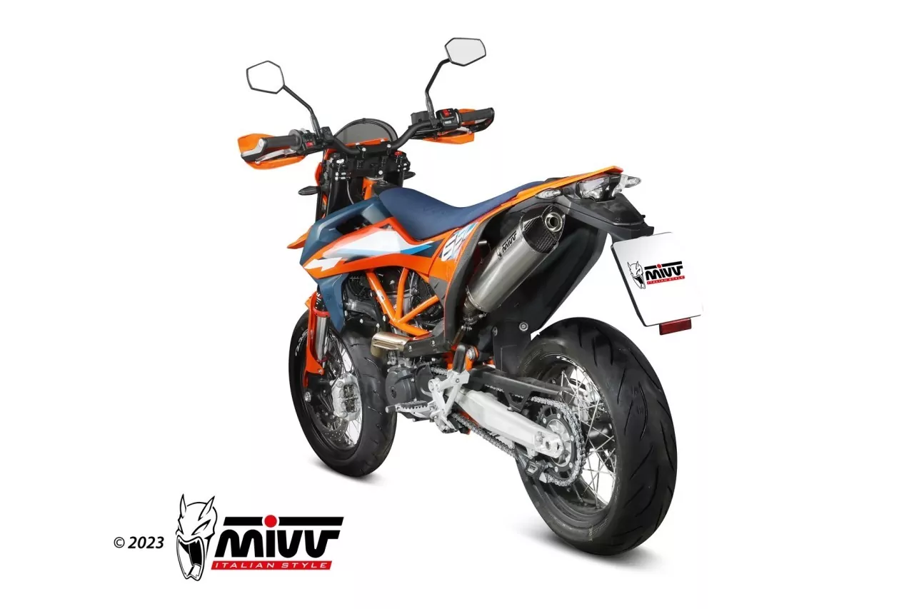 MIVV STR1 Edelstahl KTM 690 ENDURO R-SMC-R 2021-2024