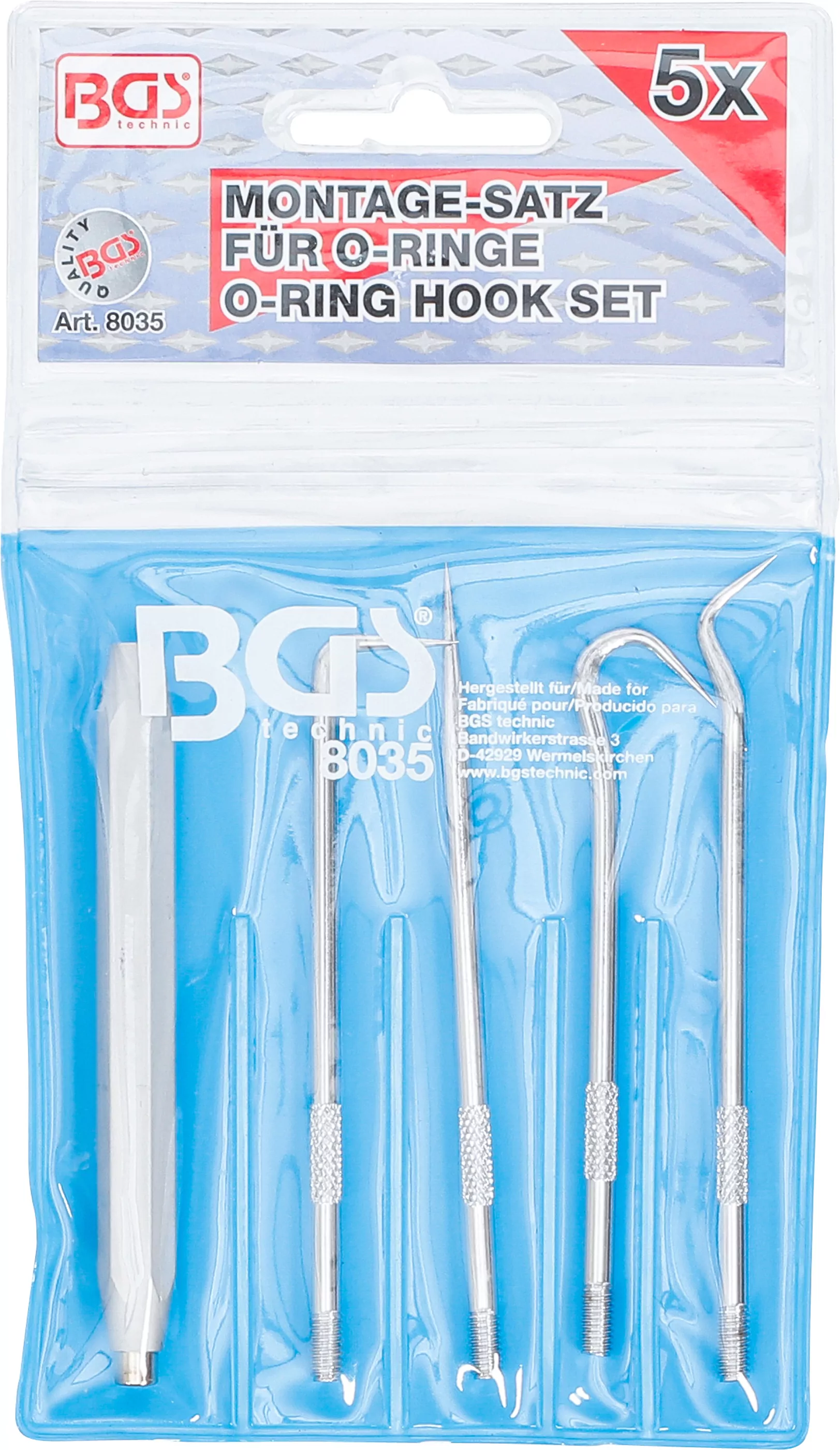 Montage-Satz für O-Ringe | 5-tlg.