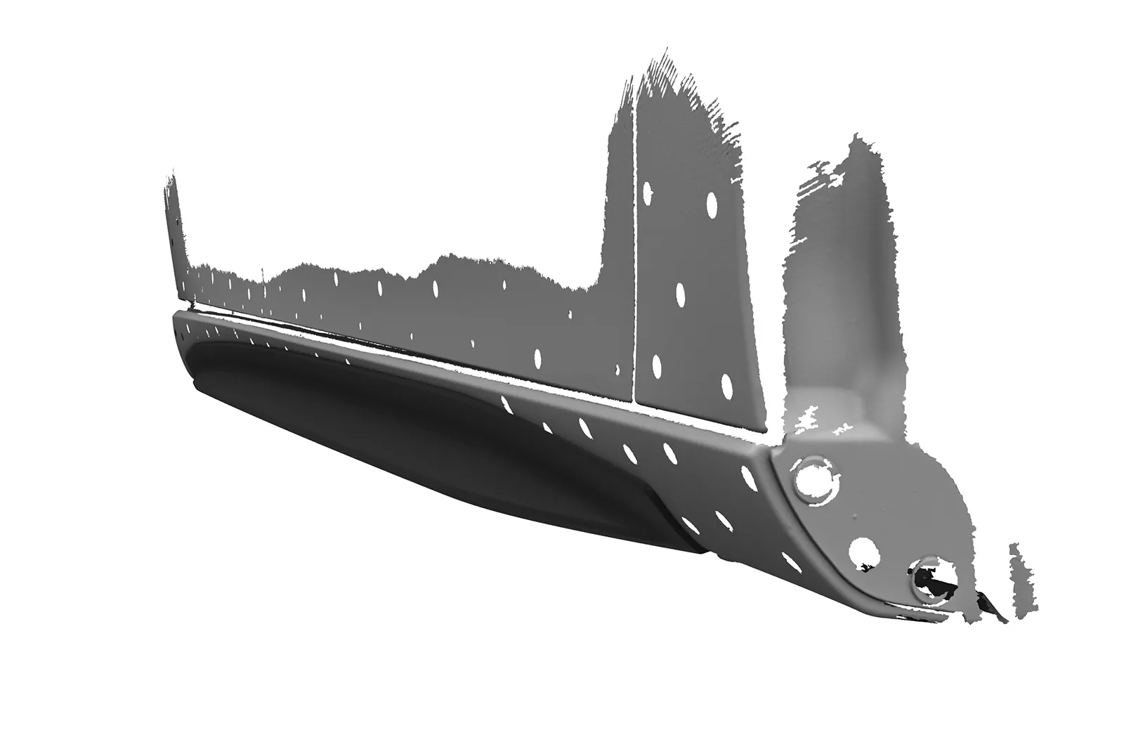 Seitenschweller für Mercedes Benz A-Klasse (W177) SS527 Schwarz Strukturiert