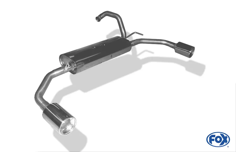 CitroenC1/ Peugeot 107/ Toyota Aygo Endschalldämpfer Ausgang rechts/links - 1x90 Typ 13 rechts/links