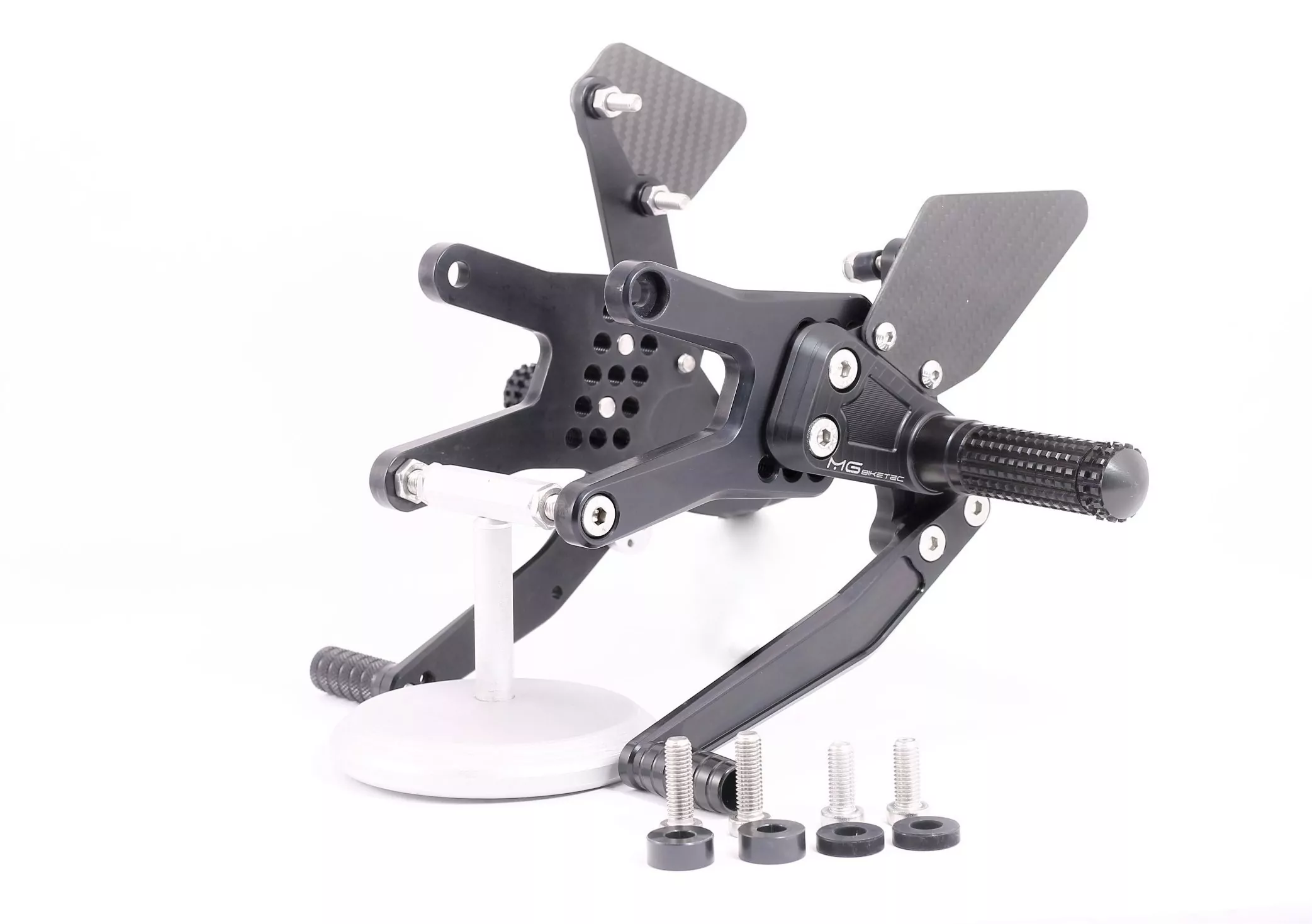 MG Biketec Sportfussrastenanlage / Rastenanlage / Fußrastenanlage mit ABE, gültig in D - A - CH für BMW S 1000 RR ab 2009-2011