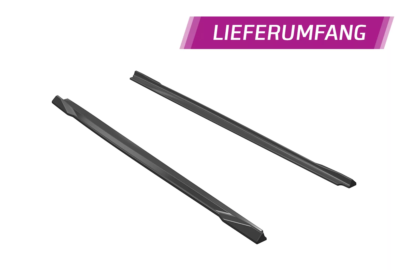 Seitenschweller für Toyota Yaris 4 (XP21) SS534 Schwarz Strukturiert