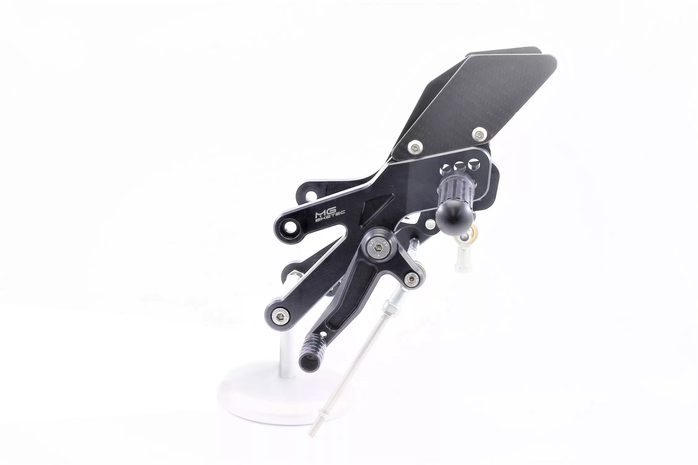 MG Biketec Sportfussrastenanlage / Rastenanlage / Fußrastenanlage mit ABE, gültig in D - A - CH für Yamaha YZF-R25 ab 2015-2016