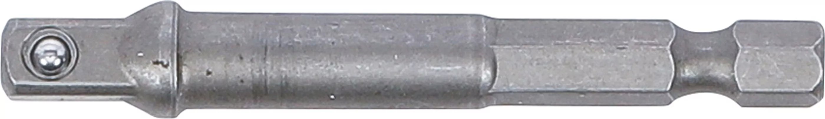 Adapter für Bohrmaschinen | Antrieb Außensechskant 6,3 mm (1/4") / Abtrieb Außenvierkant 6,3 mm (1/4")