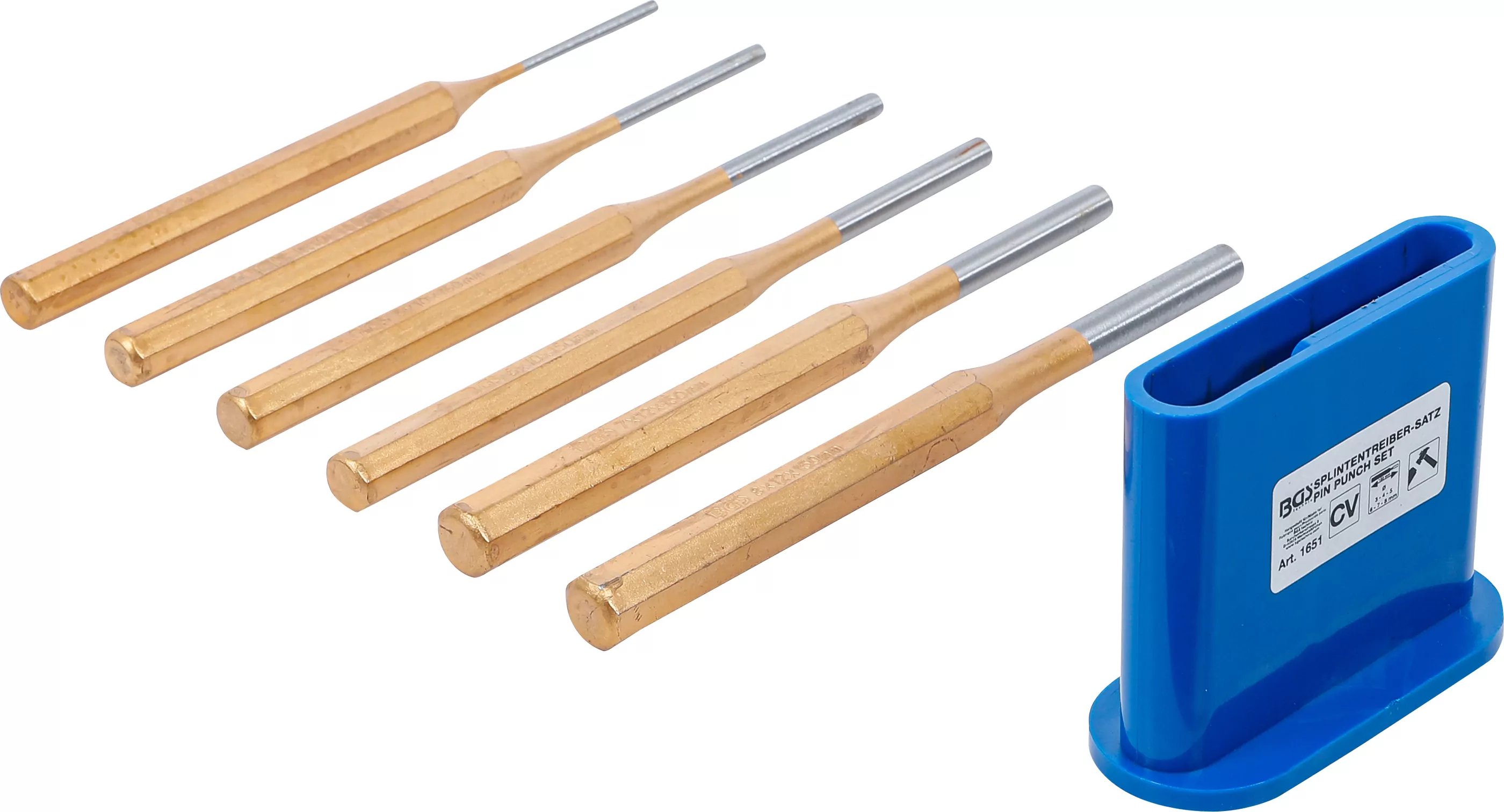 Splintentreiber-Satz | 150 mm | 3 - 8 mm | 6-tlg.