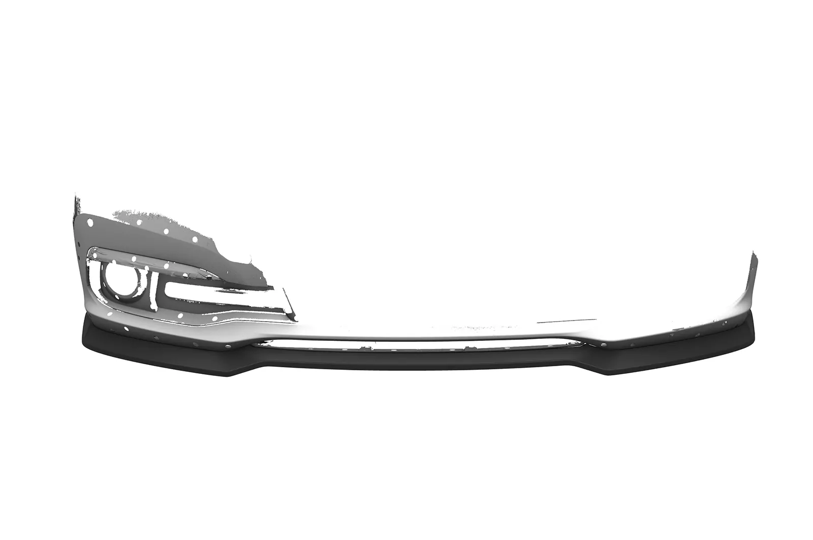 Cup-Spoilerlippe mit ABE für BMW 3er F30/F31 LCI CSL604 Schwarz Strukturiert