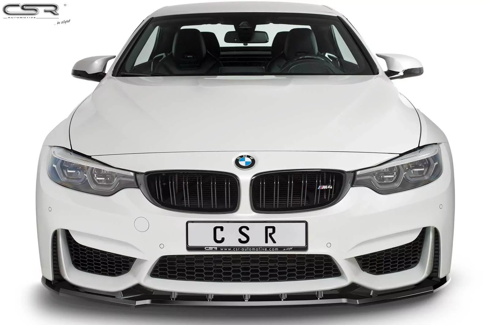 Cup-Spoilerlippe mit ABE für BMW M4 F83 / F82 CSL433-M Carbon Look (matt)