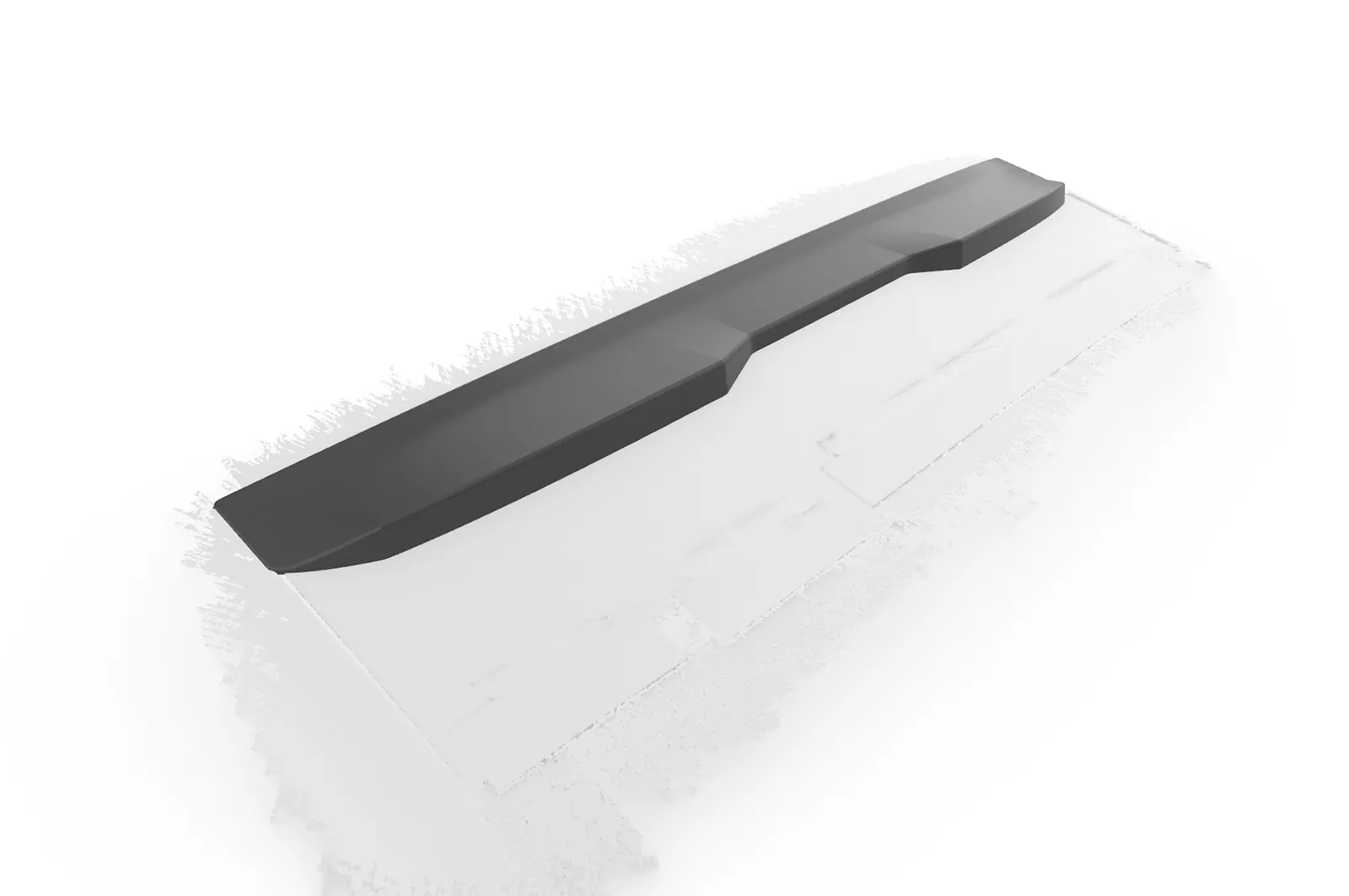 Heckscheibenblende für Infiniti Q60 Coupe HSB108 Schwarz Strukturiert