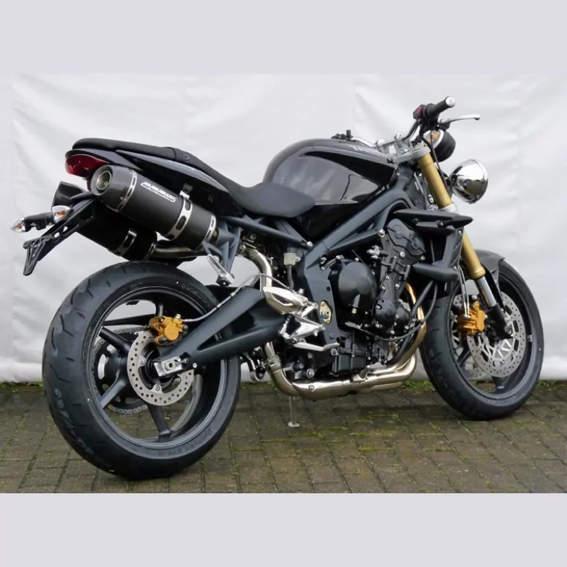 Bodis Oval Tec Auspuff Triumph 675 Street Triple 2007-2012