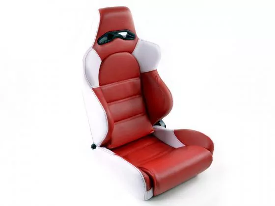 FK Sportsitze Auto Halbschalensitze Set Edition 1 Kunstleder rot weiß