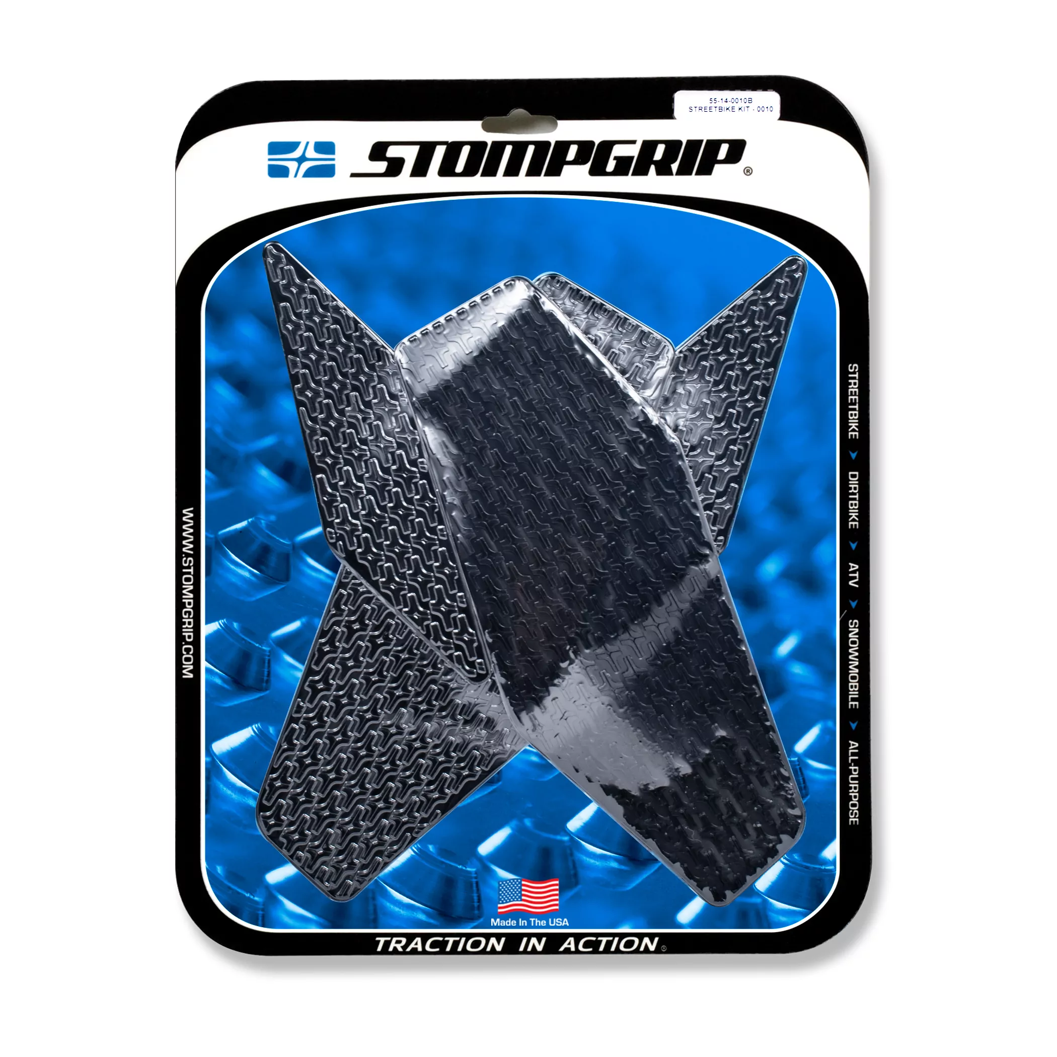Stompgrip Traction Pad Icon für Yamaha YZF-R6 08-16 Schwarz