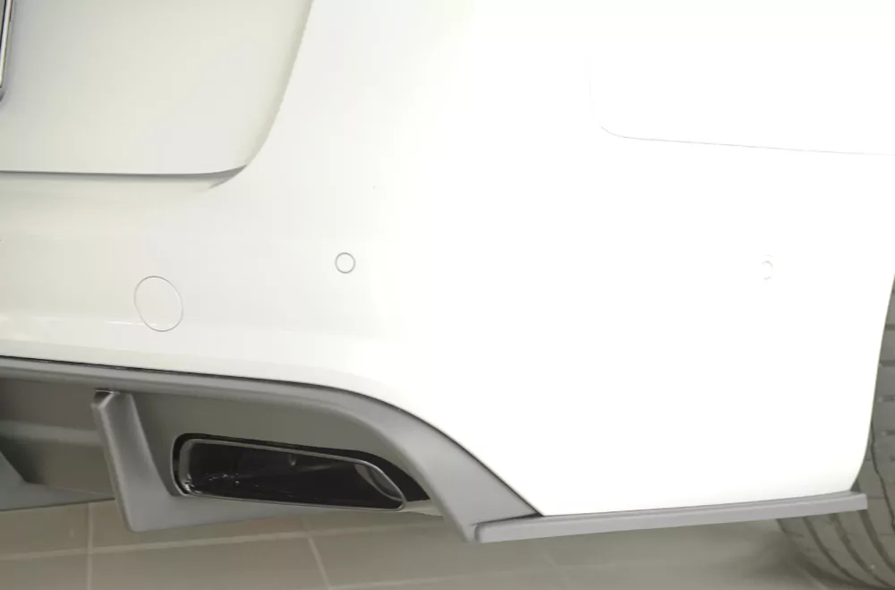 Rieger Heckschürzenansatz seitlich rechts matt schwarz für Audi A6 S6 (4G/C7) Lim. 09.14- (ab Facelift)