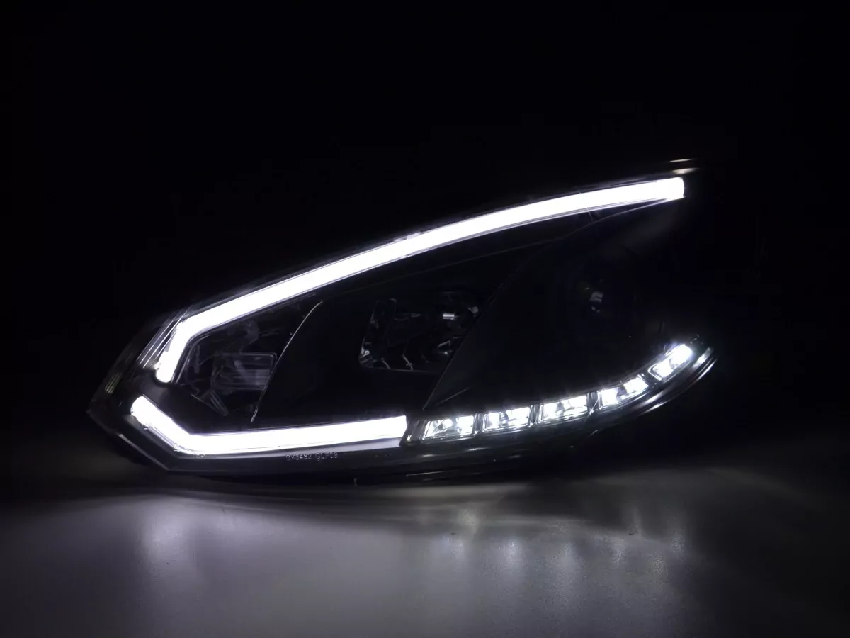 Scheinwerfer Set Daylight LED Tagfahrlicht VW Golf 6 Bj. 08-12 schwarz