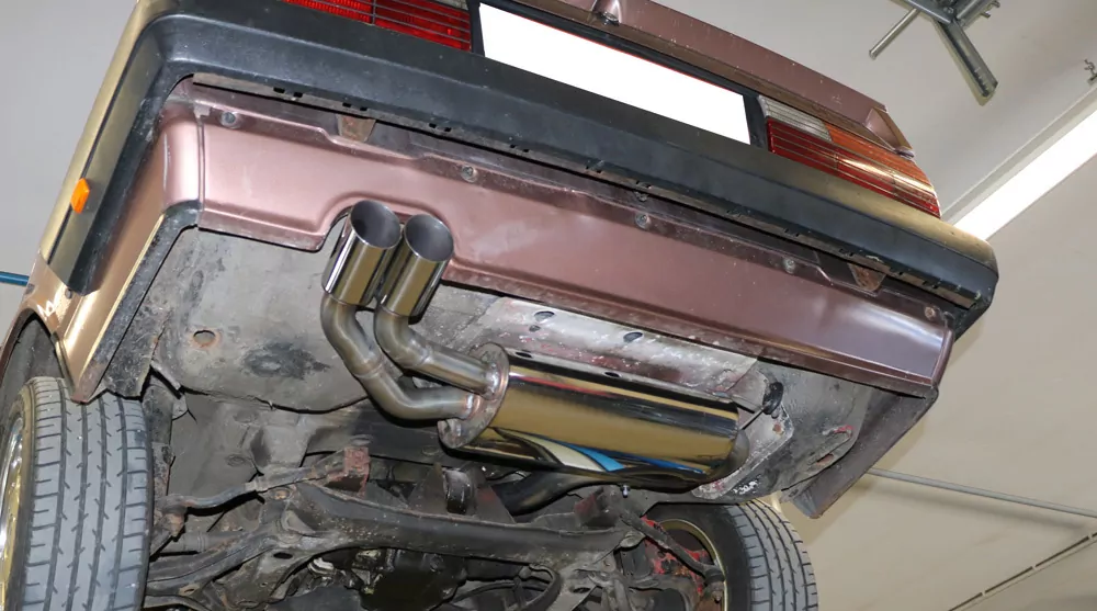 Audi 80/90 Typ 85 quattro Vorfacelift  Endschalldämpfer - 2x76 Typ 14