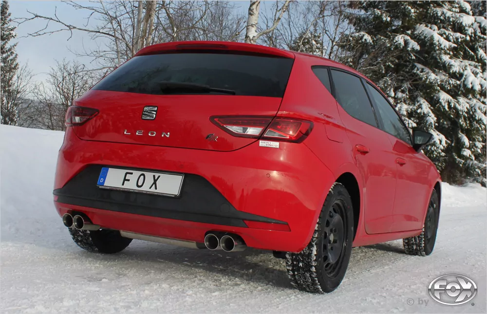 Seat Leon 5F - Einzelradaufhängung  Endschalldämpfer Ausgang rechts/links - 2x80 Typ 25 rechts/links