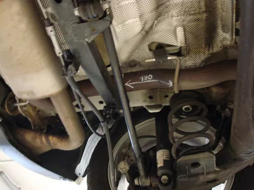 Opel Astra J OPC  Endschalldämpfer Ausgang rechts/links mit unsichtbaren Endrohren (Abgas strömt aus den originalen Endrohren)