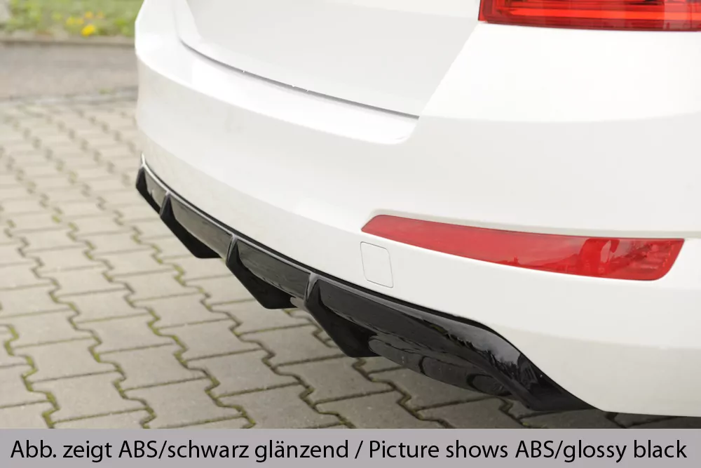 Rieger Heckeinsatz für Skoda Octavia (5E) - Lim. 02.13-01.17 (bis Facelift) carbon optik