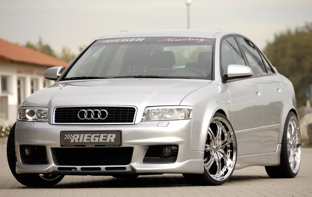 Rieger Seitenschweller für Audi A4 (8E) Typ B6 - Lim. 11.00-10.04 carbon optik