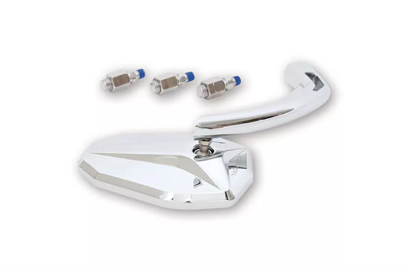 HIGHSIDER pro Handlebar Mirror Victory Chrome (Pair)