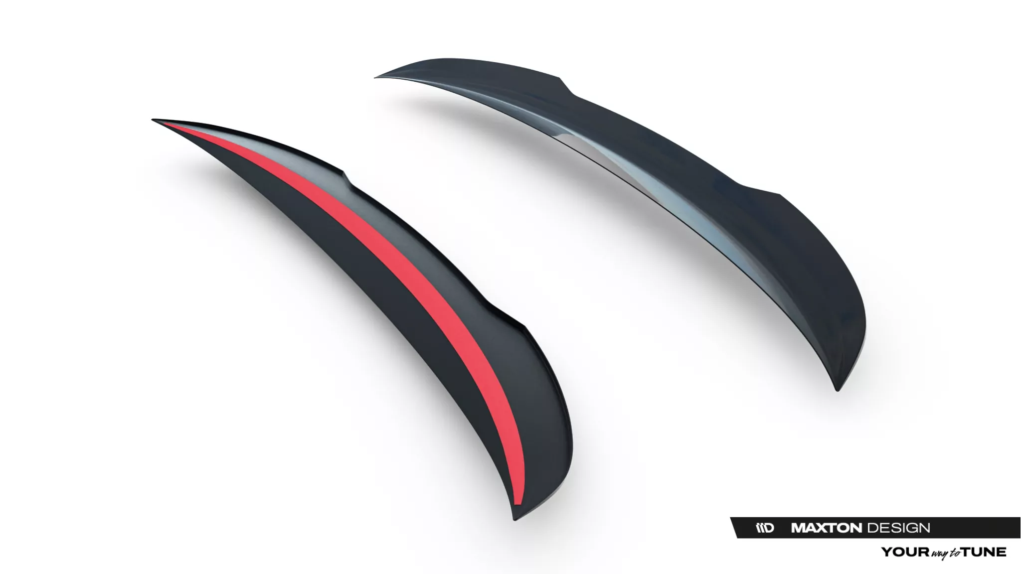 Spoiler CAP Für Mercedes-AMG GLA 35 H247 Facelift Schwarz Hochglanz