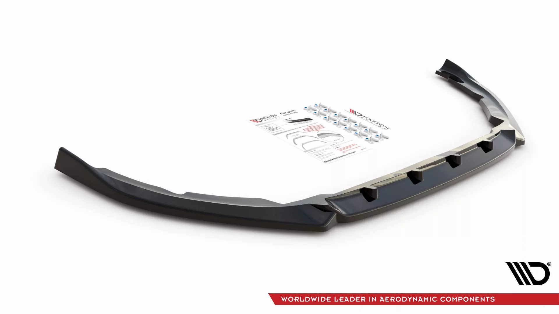 Front Ansatz Für Peugeot Partner Mk3 Schwarz Hochglanz