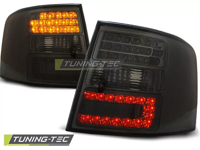 Led Tail Lights Smoke Fits Audi A6 05.97-05.04 Avant