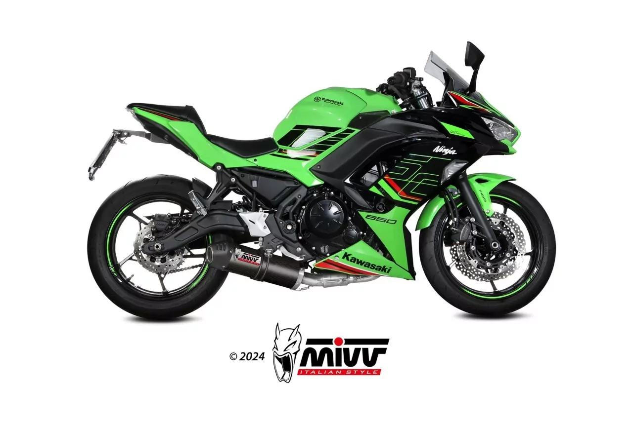 MIVV OVAL CARBON KAWASAKI NINJA 650-Z 650 2024