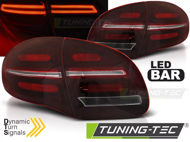 Led Bar Tail Lights Red Whie Seq Fits Porsche Cayenne 10-15
