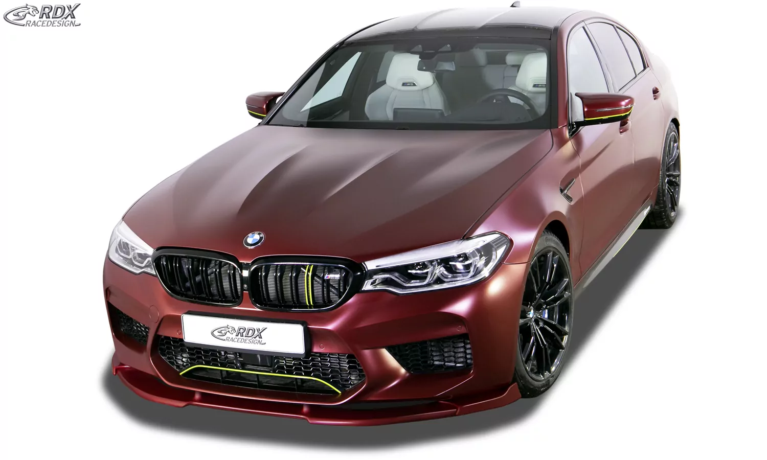 RDX Frontspoiler VARIO-X für BMW 5er M5 F90, G30 Frontlippe Front Ansatz Vorne Spoilerlippe