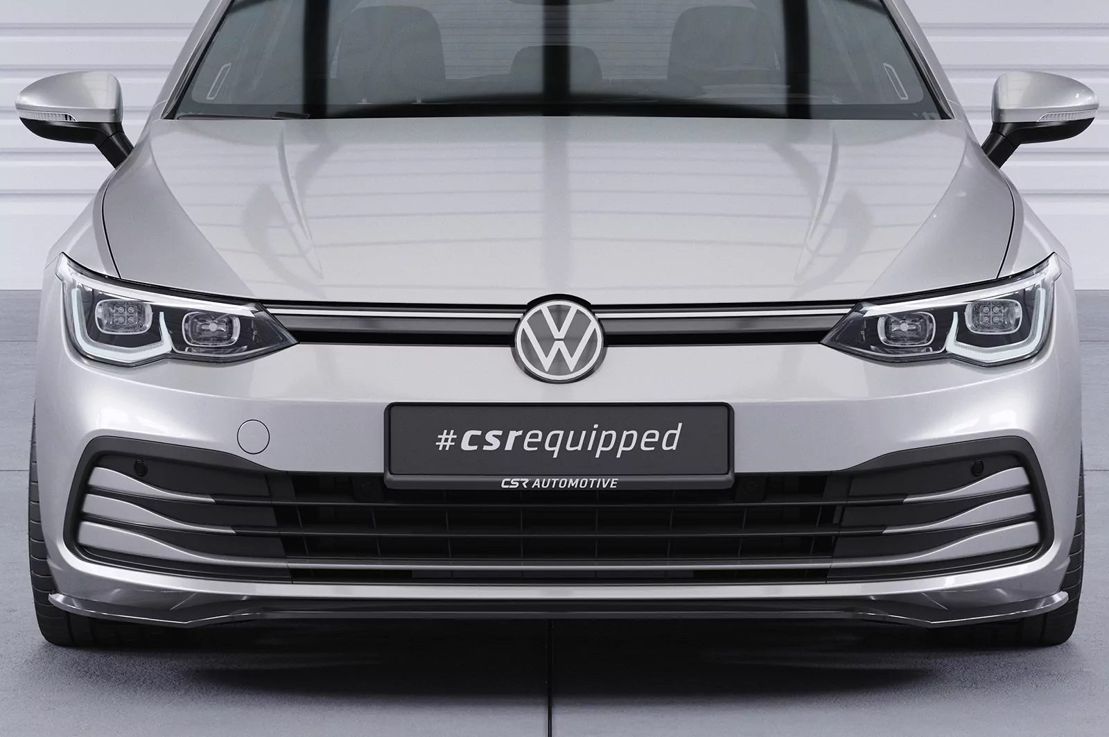 Cup-Spoilerlippe mit ABE für VW Golf 8 (Typ CD) CSL428 Strukturiert (schwarz matt)