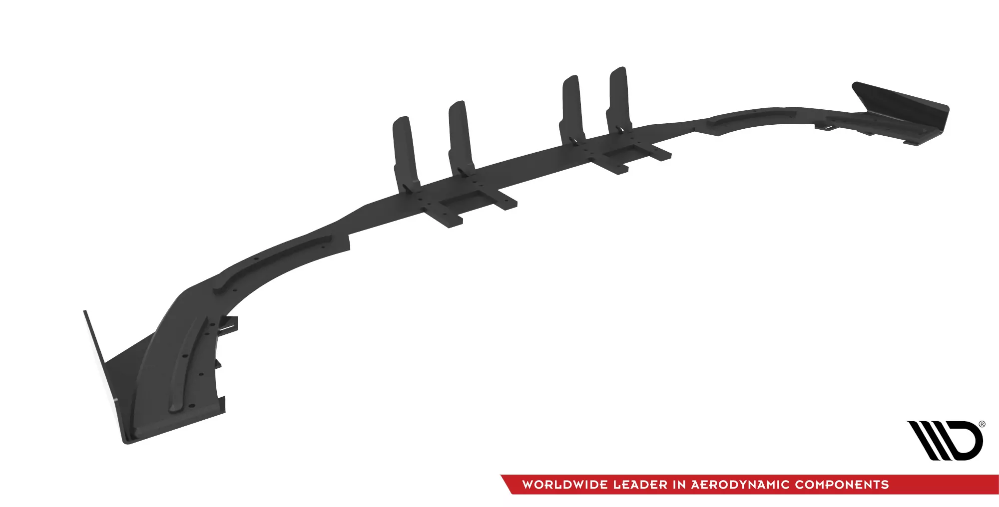 Robuste Racing Diffusor Heck Ansatz +Flaps Für Mercedes A35 AMG Hatchback Aero Pack W177 Schwarz Hochglanz