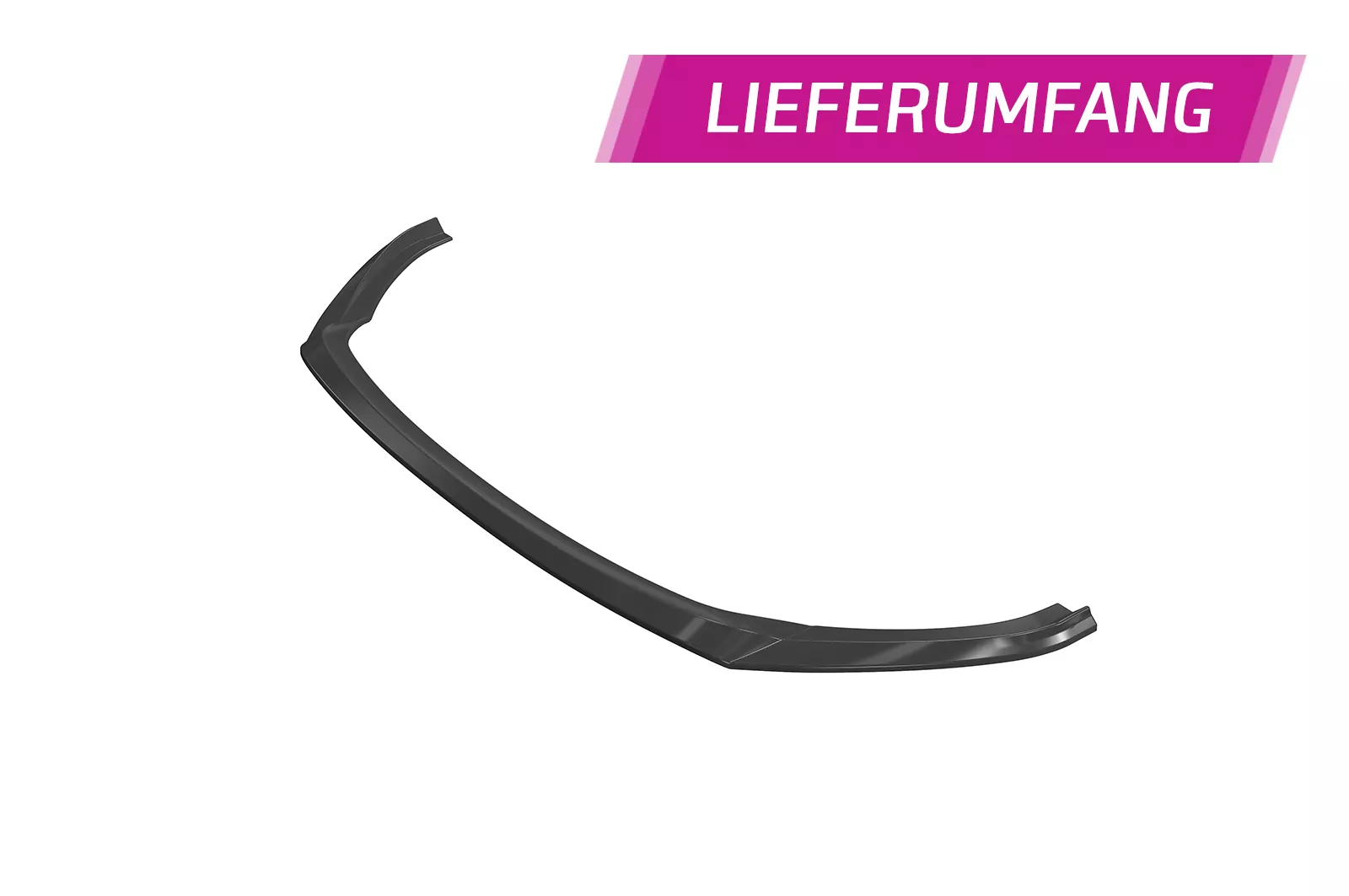 Cup-Spoilerlippe mit ABE für Skoda Octavia 4 CSL501 Schwarz Strukturiert