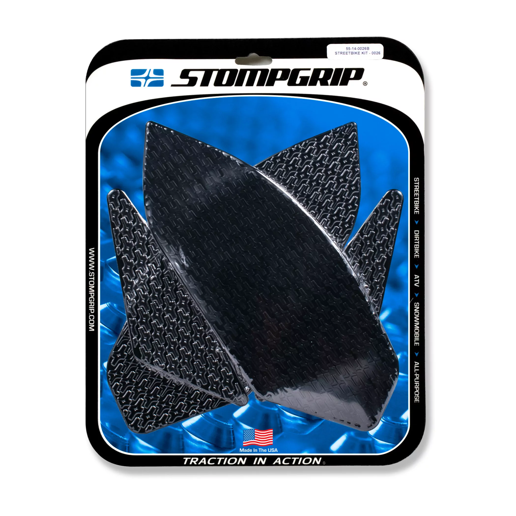 Stompgrip Traction Pad Icon für Honda CB500 F 13-15 Schwarz